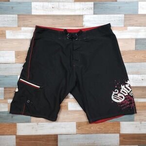 Vintage Gotcha 1978‎ Graphic Print 22" Board Swim Shorts